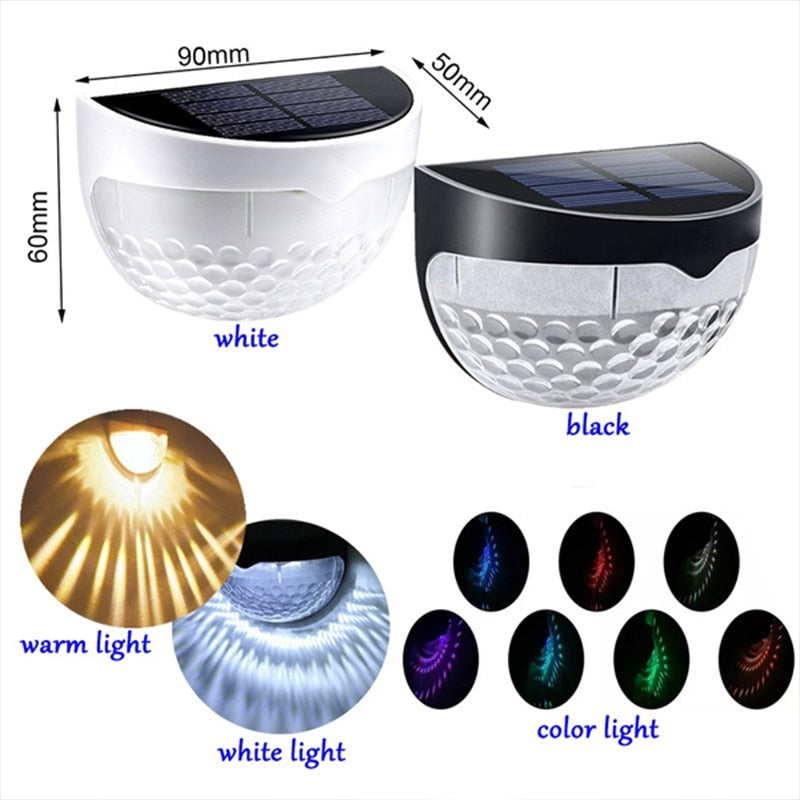 Half Moon Solar Powered LED Outdoor Lights