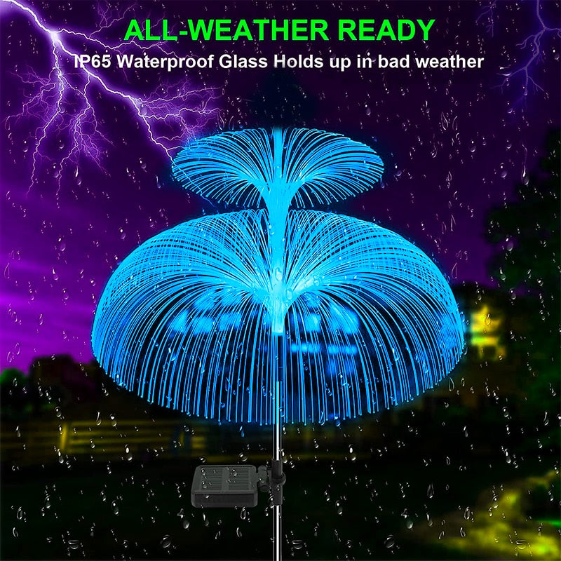 Fountain Top Solar Powered LED Outdoor Lights