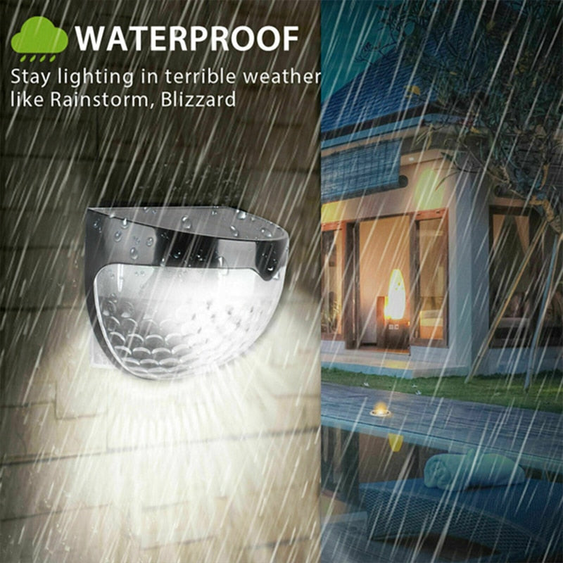 Half Moon Solar Powered LED Outdoor Lights