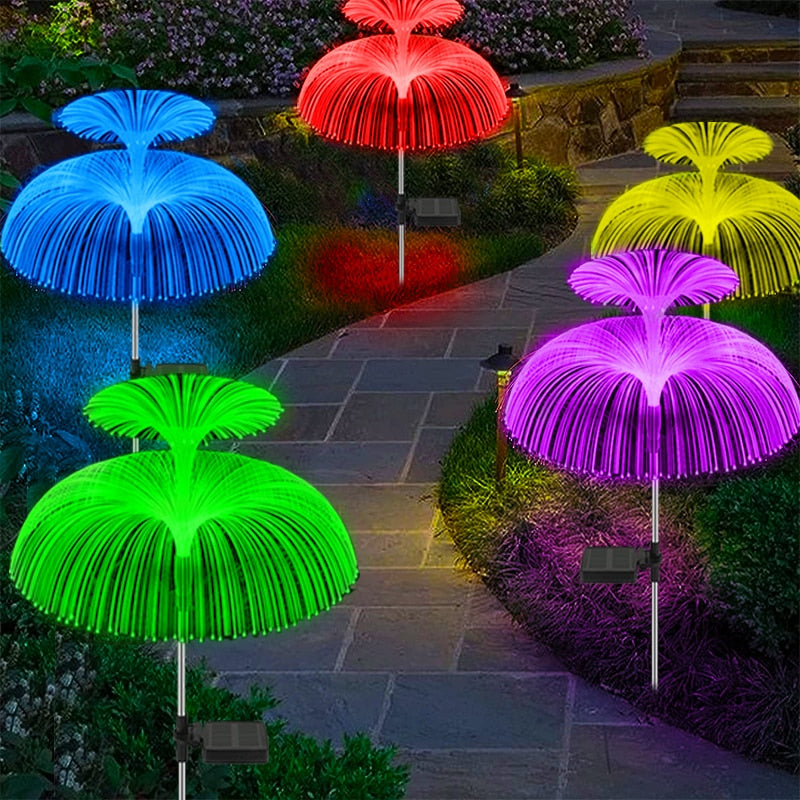Fountain Top Solar Powered LED Outdoor Lights